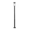 Z-Lite Barwick 1 Light Outdoor Post Mounted Fixture, Black & Etched 585PHMS-536P-BK-LED - alternate 1